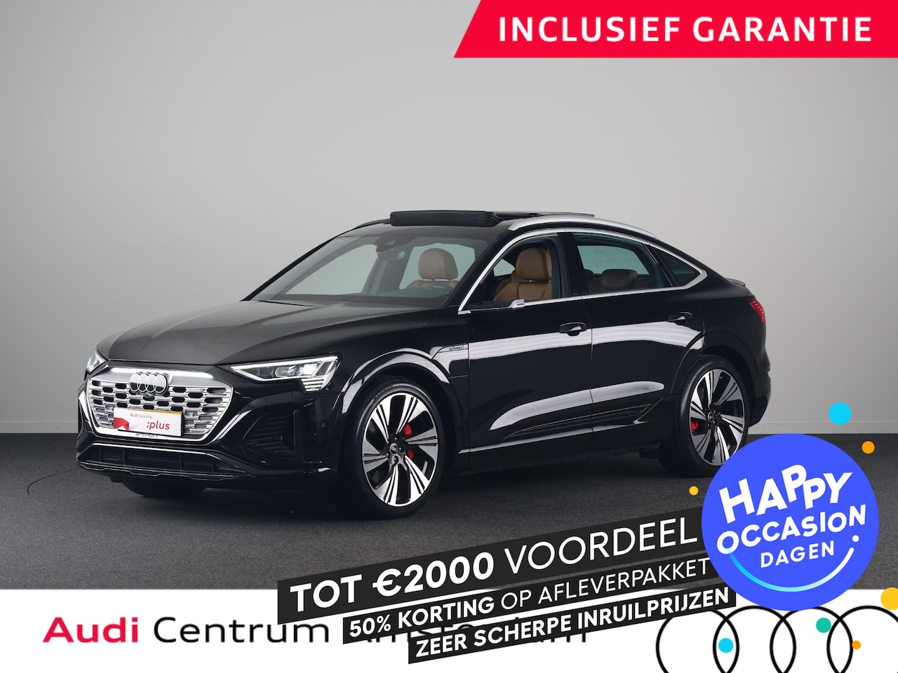 Audi Q8 Sportback e-tron - 55 quattro S Edition 115 kWh 408pk | Panoramadak | Lederen bekleding | 22 inch Lichtmetale - AutoWereld.nl