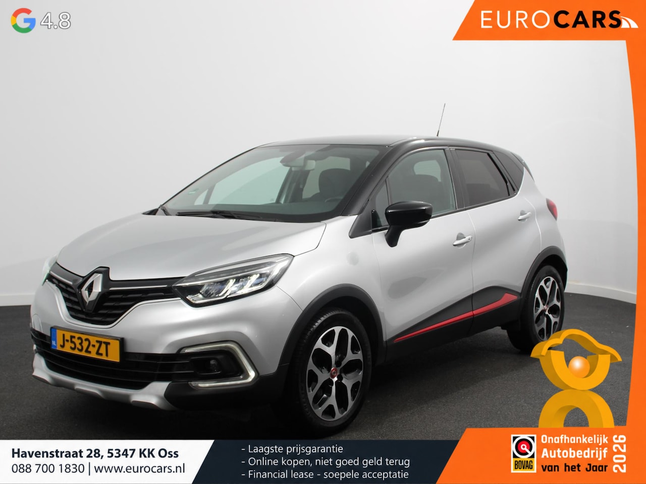Renault Captur - 1.3 TCe Intens Automaat Climate control, Navigatiesysteem, Achteruitrijcamera LM velgen Tr - AutoWereld.nl