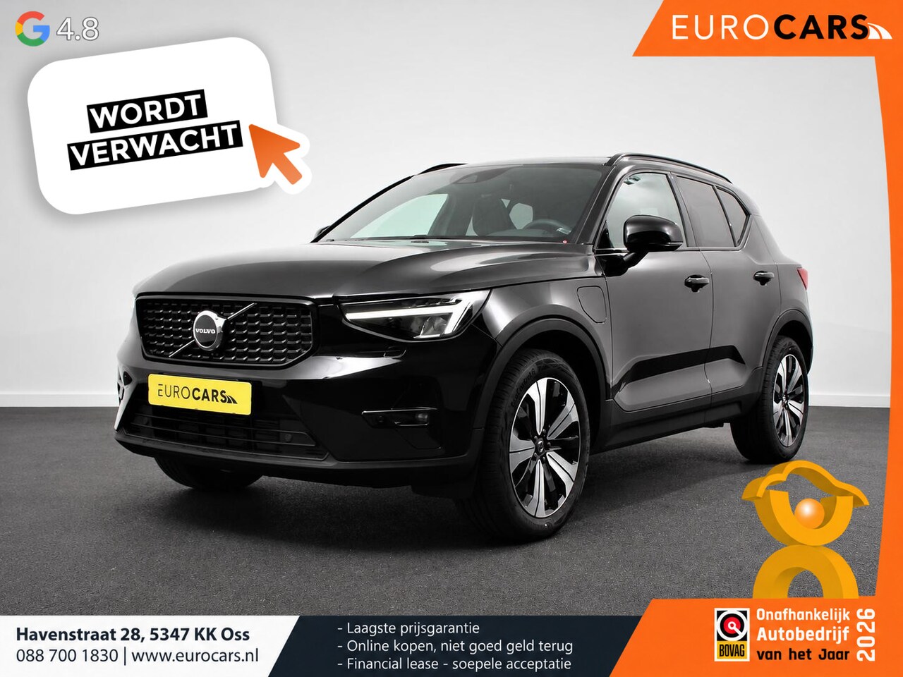 Volvo XC40 - 1.5 T5 Plug-in hybrid Ultimate Dark Electrisch Glazen Panorama dak Navigatie Dab Led Adapt - AutoWereld.nl