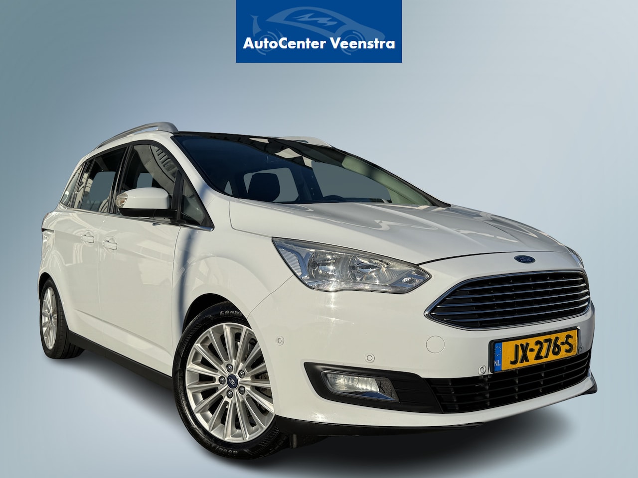 Ford Grand C-Max - 1.0 TITANIUM |SCHUIFDEUREN |D.RIEM VV |TREKHAAK| PDC V+A | PANORAMADAK - AutoWereld.nl