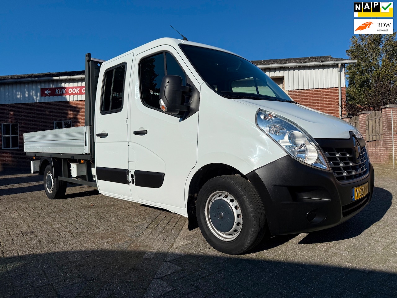 Renault Master - T35 2.3 dCi L3 Dubbele Cabine, Open Laadbak Pick-Up - AutoWereld.nl