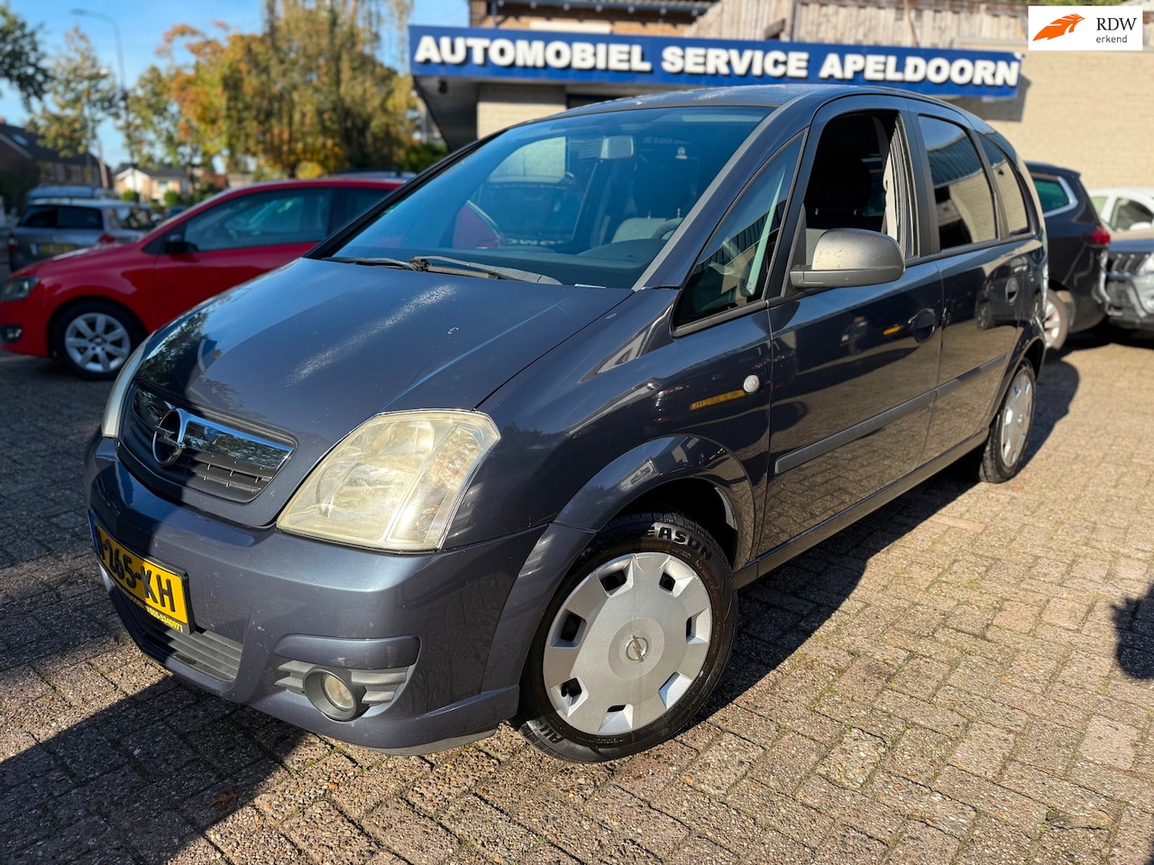 Opel Meriva - 1.6-16V Edition 105PK * AIRCO*TREKHAAK*STUURBEKR.*ELLEK.PAKKET.*AUDIO.*BOEKJES * - AutoWereld.nl