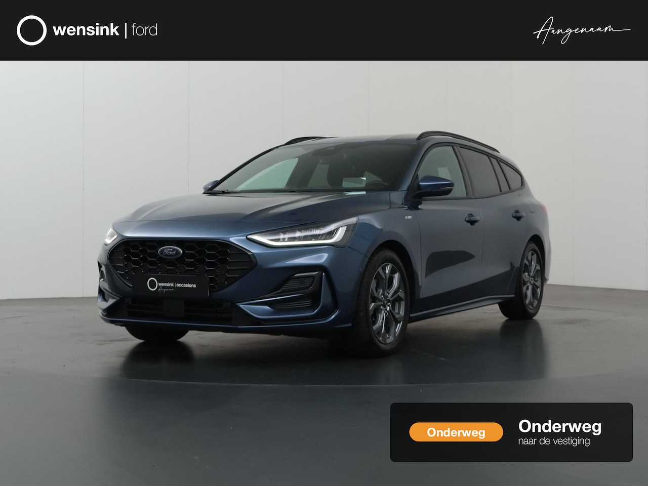 Ford Focus Wagon - 1.0 EcoBoost Hybrid ST Line X 155pk Automaat | Afn. Trekhaak | Adaptieve Cruise Control | - AutoWereld.nl