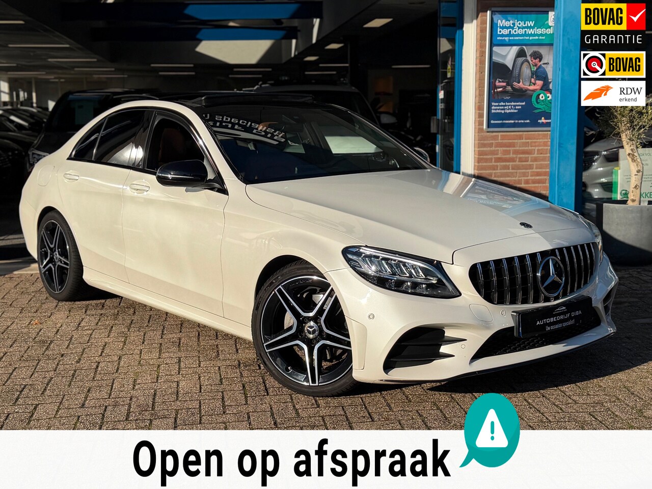 Mercedes-Benz C-klasse - 180 Premium Pack 2019 AUT PANO FULL! - AutoWereld.nl