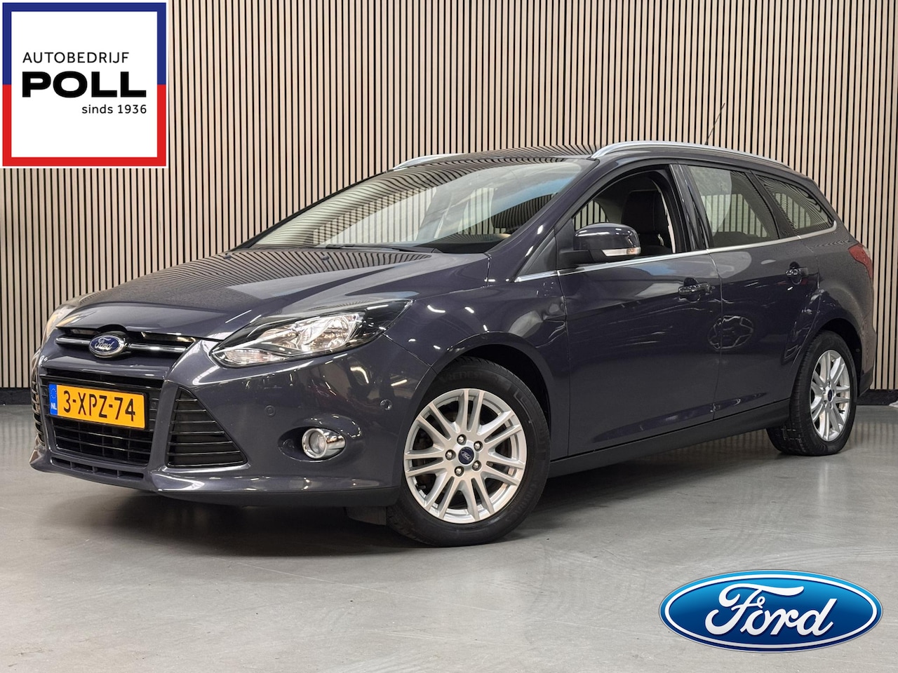Ford Focus Wagon - 125pk EcoBoost Titanium Navi Trekhaak Voorruitverwarming Parking pack wagon Dealeronderhou - AutoWereld.nl