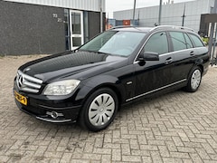 Mercedes-Benz C-klasse Estate - 180 K Avantgarde 2009 Zwart