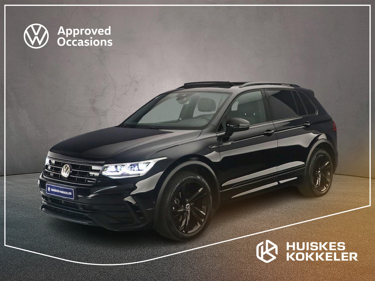 Volkswagen Tiguan - R-Line Business+ 1.5 TSI 150pk DSG Automaat Trekhaak, Panoramadak, Black Style, Adaptive c - AutoWereld.nl