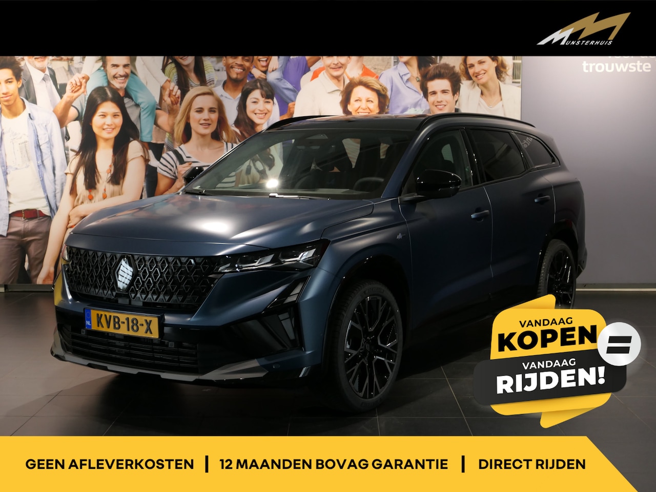 Renault Espace - E-Tech full hybrid 200 esprit Alpine 7p. | Pack comfort | Initiale | Light & sound - AutoWereld.nl