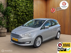 Ford C-Max - 1.0 Titanium ✅125Pk ✅Trekhaak ✅Navi ✅Boekjes ✅Nap