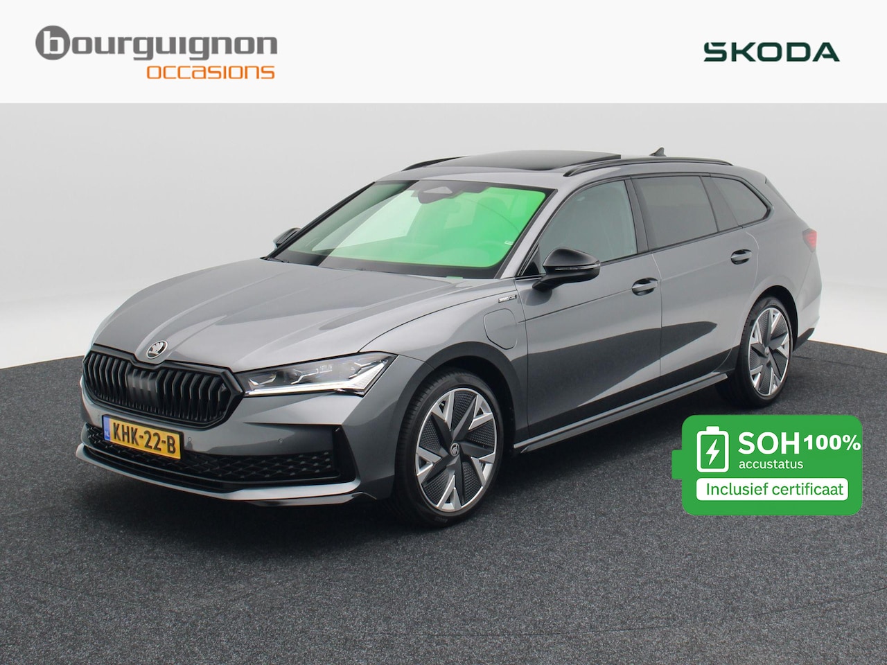 Skoda Superb Combi - Sportline Business 1.5 TSi 204 Pk PHEV | Panoramadak | Canton Audio | Trekhaak | Winter Pa - AutoWereld.nl