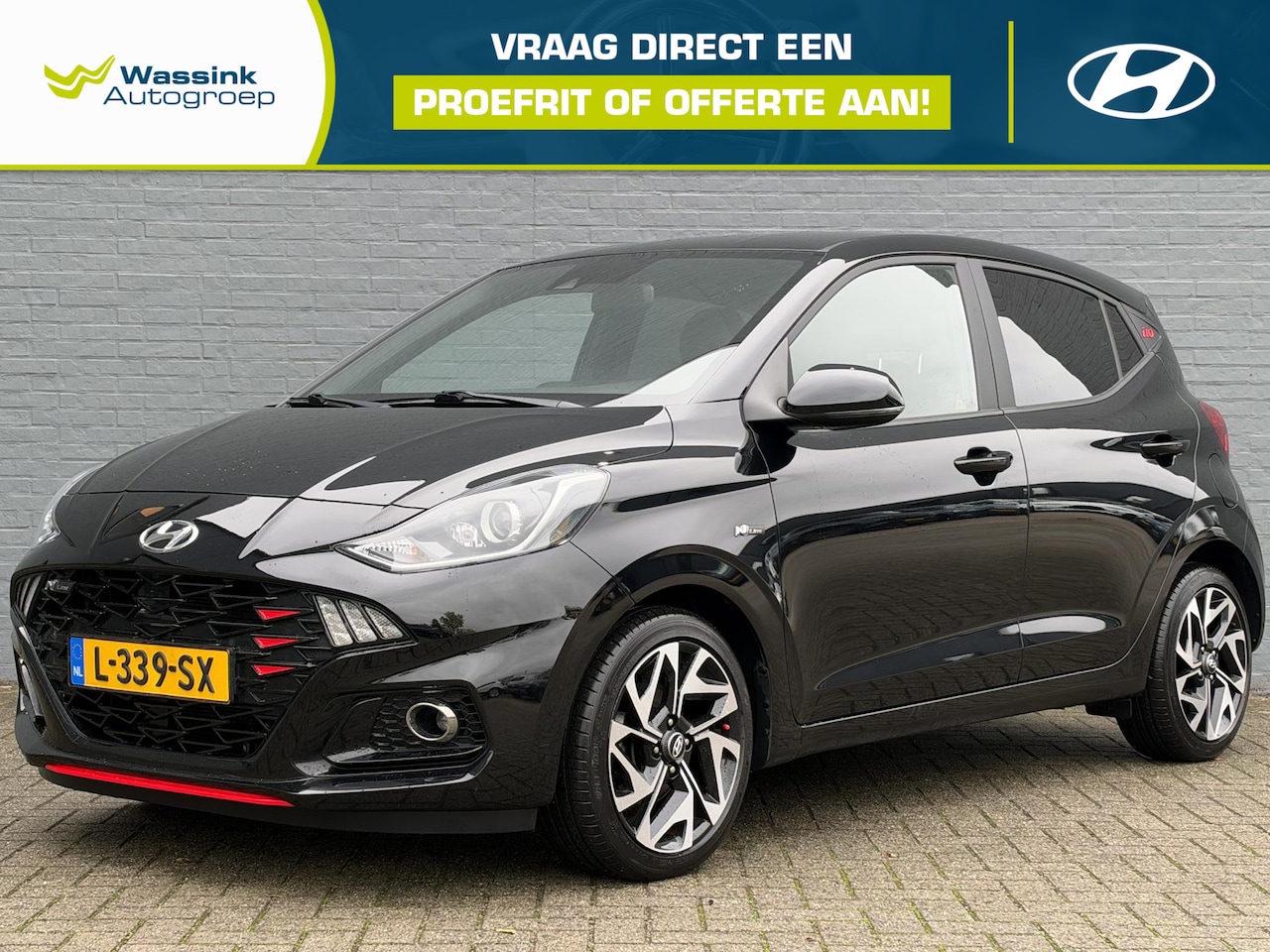 Hyundai i10 - 1.0 T-GDI N Line 5-zits 100PK! | All Season Banden | Stoel & Stuurverwarming | Camera | Pa - AutoWereld.nl