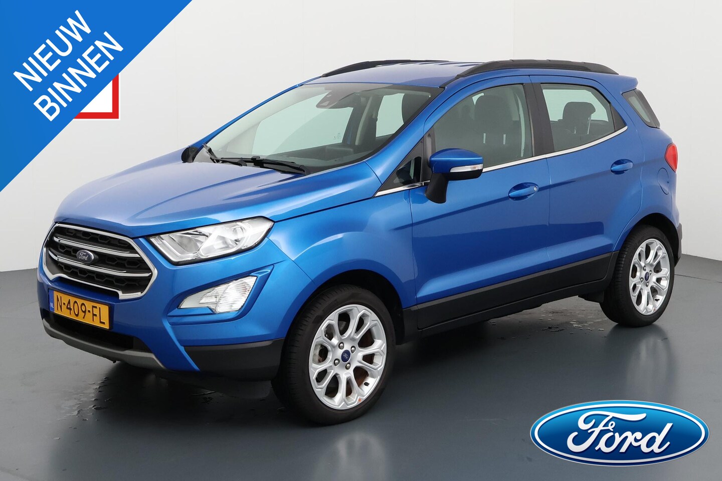Ford EcoSport - 125pk EcoBoost Titanium Half Leer Trekhaak 1e Eigenaar 15.000km NL-Auto Dealeronderhouden - AutoWereld.nl