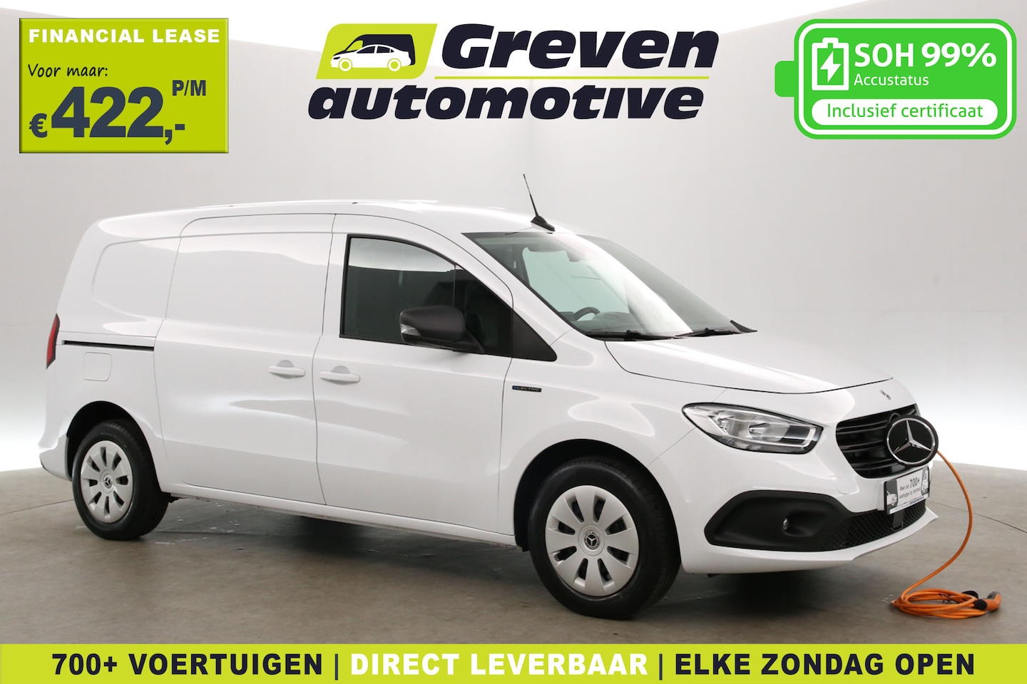 Mercedes-Benz eCitan - 45 kWh Lang 122PK | Snelladen | SOH 99% | Clima | Camera | Cruise | Carplay | Parkeersens. - AutoWereld.nl