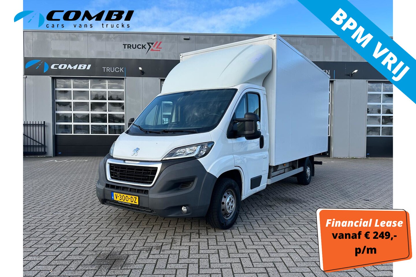 Peugeot Boxer - 2.2 HDI Bakwagen met laadklep > Marge/1050kg laadvermogen! Meubelbak + Klep - AutoWereld.nl