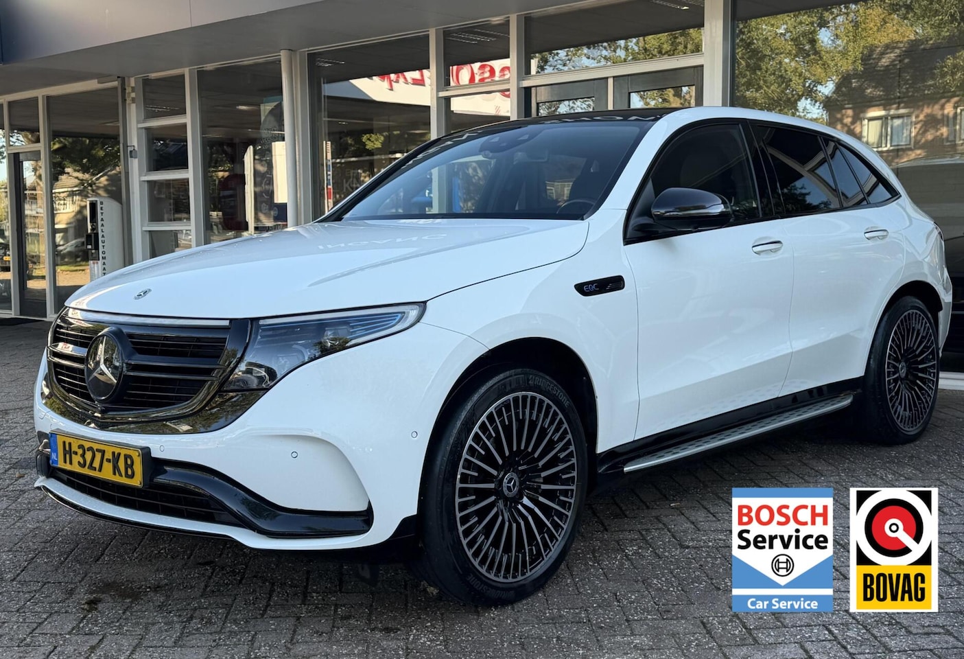 Mercedes-Benz EQC - 400 4MATIC 80 kWh Pano, Leer, Burmester, Camera.. - AutoWereld.nl
