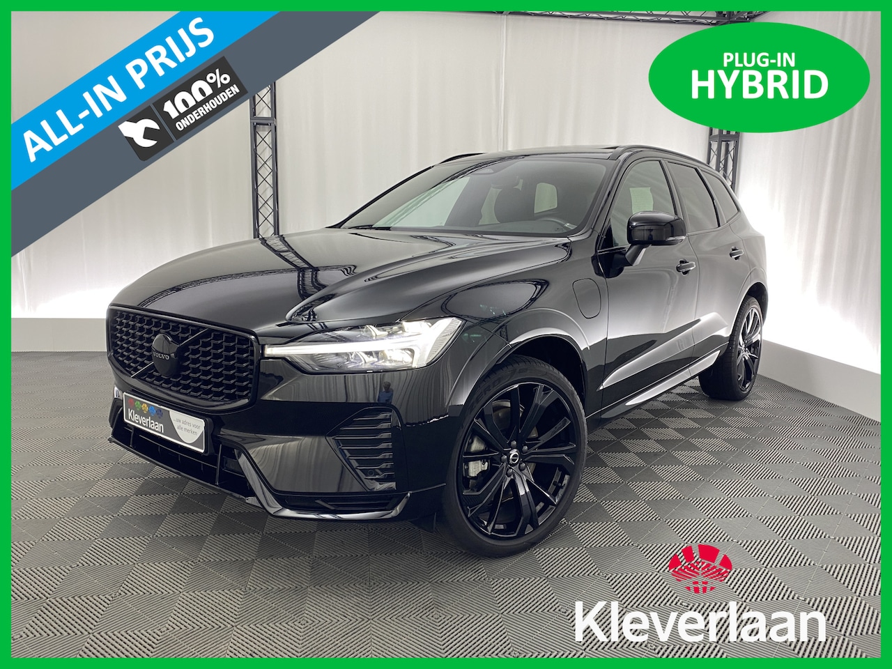 Volvo XC60 - 2.0 T8 Plug-in hybrid AWD Plus Black Edition | Pano dak | Apple carplay | BLISS | Leer | S - AutoWereld.nl