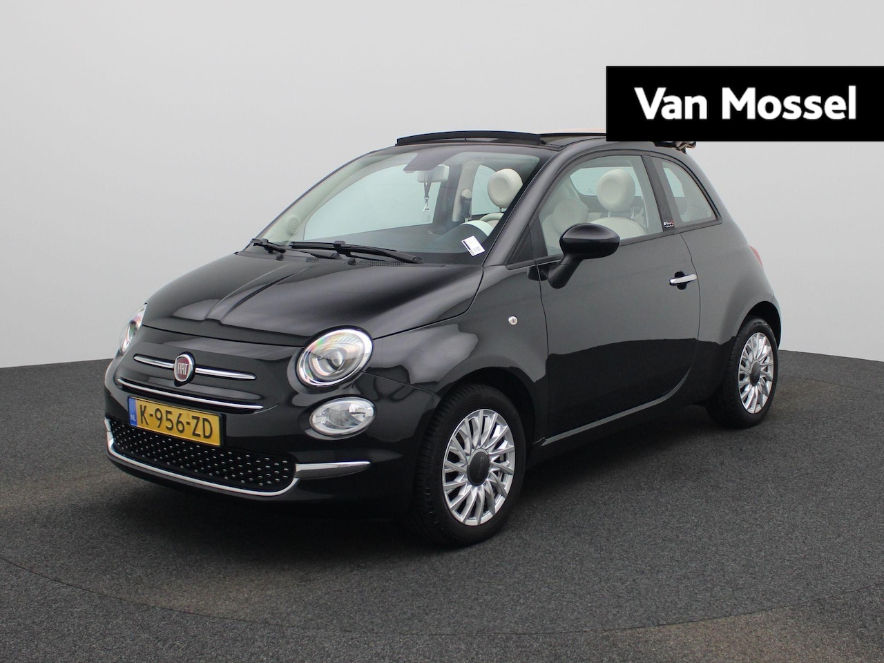 Fiat 500 C - 1.0 Hybrid Lounge | Cabrio | LMV | DAB | Bluetooth | Climate control | Cruise control | Pa - AutoWereld.nl