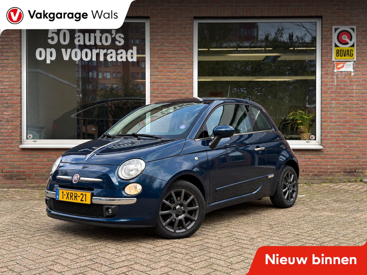 Fiat 500 - 0.9 TwinAir Turbo Lounge | Panorama | Airco | Velgen | El. Ramen - AutoWereld.nl