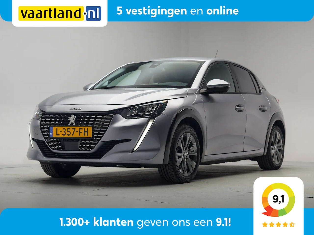 Peugeot e-208 - EV Allure 50 kWh 3-fase [ LED Apple/Android Navi Camera ] - AutoWereld.nl