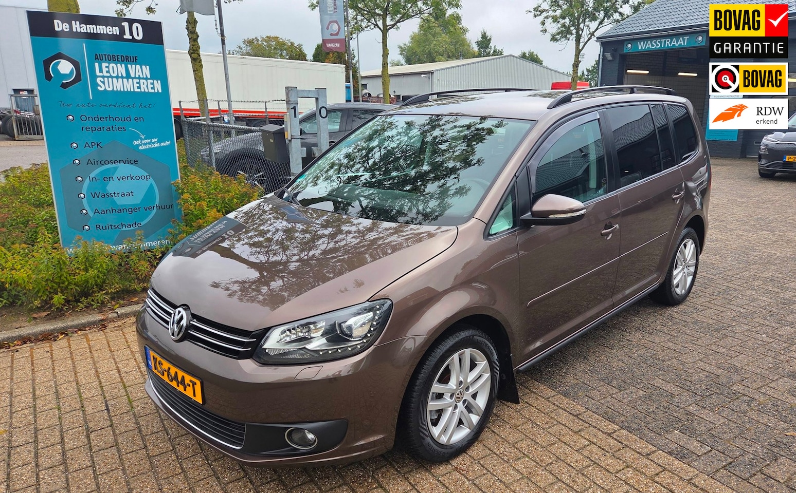 Volkswagen Touran - 1.4 TSI Highline DSG Automaat l Climacontrol l Stoelverwarming l Navigatie l Cruisecontrol - AutoWereld.nl