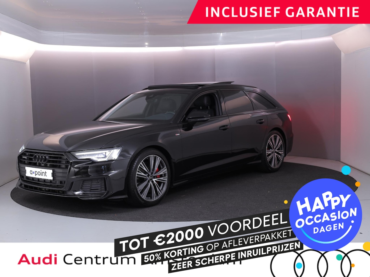 Audi A6 Avant - 55 TFSI e quattro Pro Line S Competition 367 pk S-tronic | Navigatie | Panoramadak | Parke - AutoWereld.nl