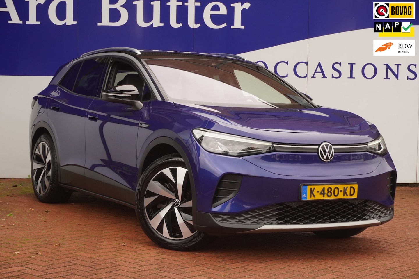 Volkswagen ID.4 - First 77 kWh+Led+Navigatie+Camera+Leder+20"Lmv+ 88% SOH DECEMB 2020= RIJKLAAR !! - AutoWereld.nl