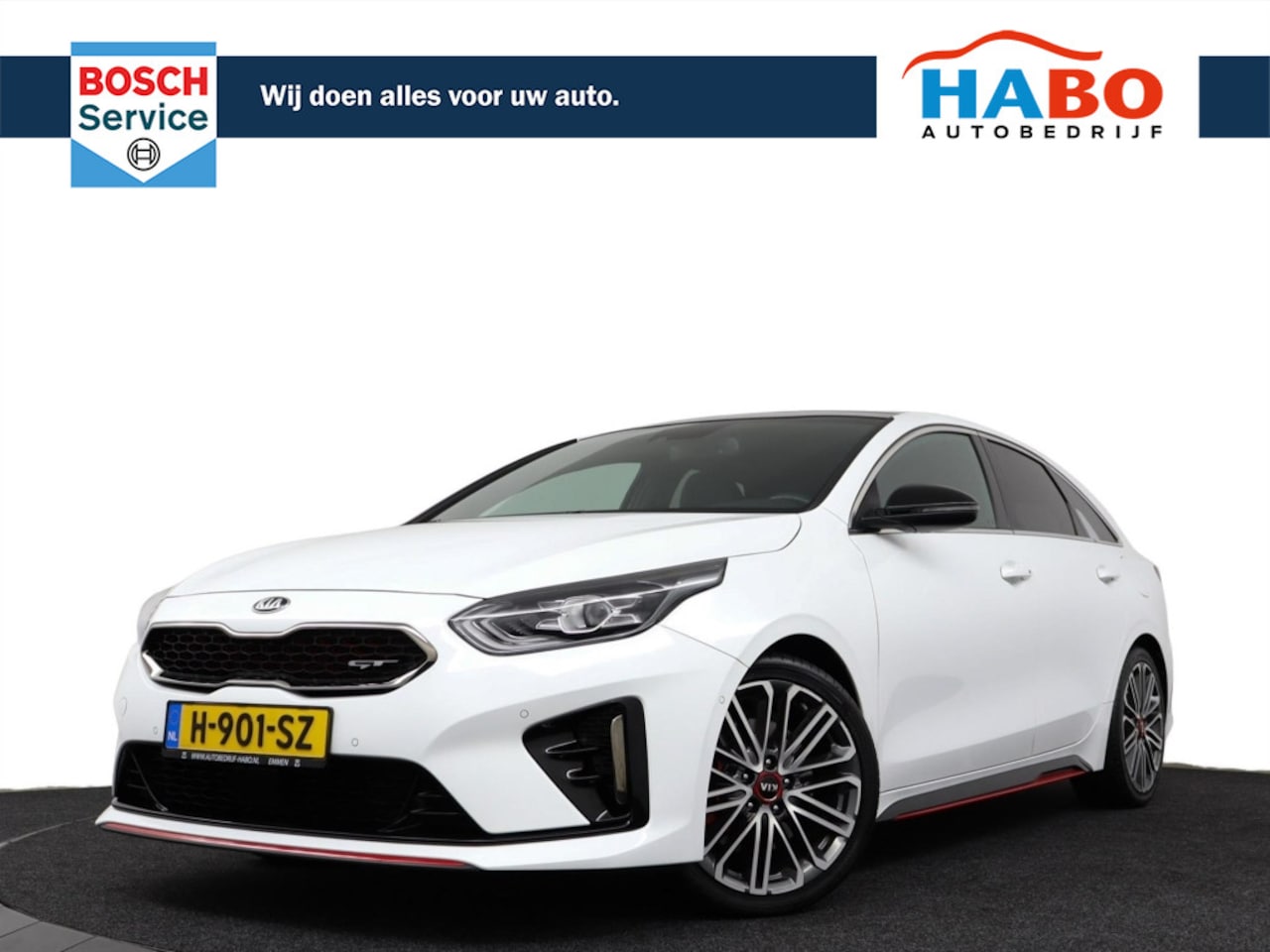Kia Pro cee'd - 1.6 T-GDI GT DCT7 AUTOMAAT 204PK ECC/ADAPTIVE.CRUISE/NAV/CAMERA/SCHUIF.DAK/KEYLESS.ENTRY/S - AutoWereld.nl