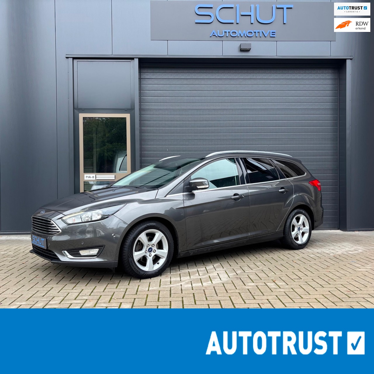 Ford Focus Wagon - 125pk Titanium D. RIEM VERV | CLIMA | CARPLAY | STOEL + STUURVERWARMING | NAVI | LED | DEA - AutoWereld.nl