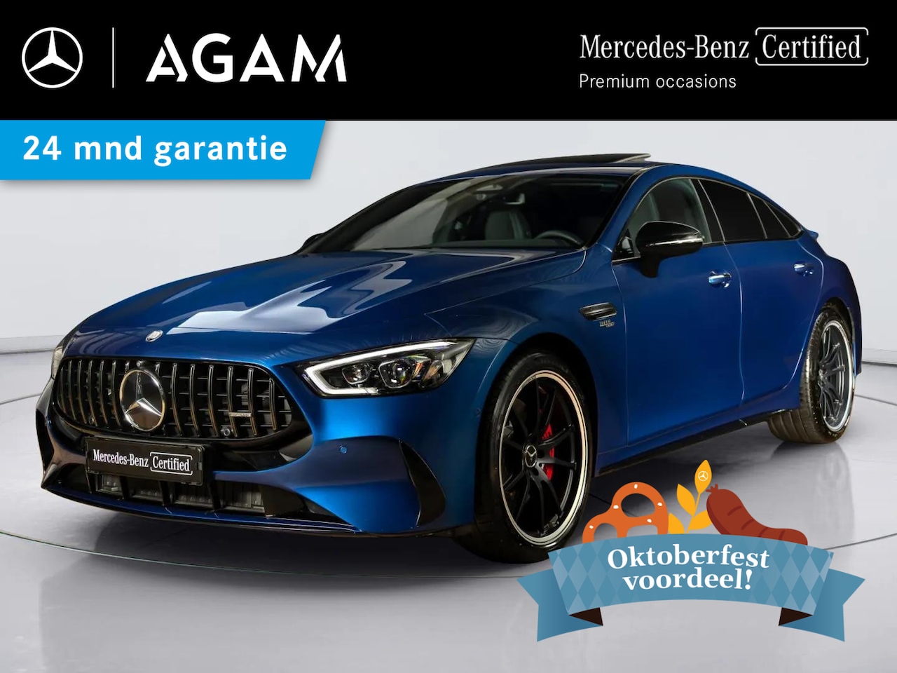 Mercedes-Benz AMG GT 4-Door Coupe - AMG 43 4MATIC+ Panorama dak - AutoWereld.nl