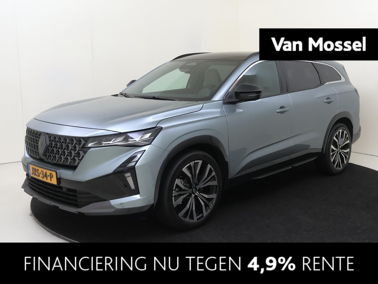 Renault Espace - E-Tech full hybrid 200 PK iconic 7p. | Pack Vision | Pack Light & Sound | Gris Baltique - AutoWereld.nl