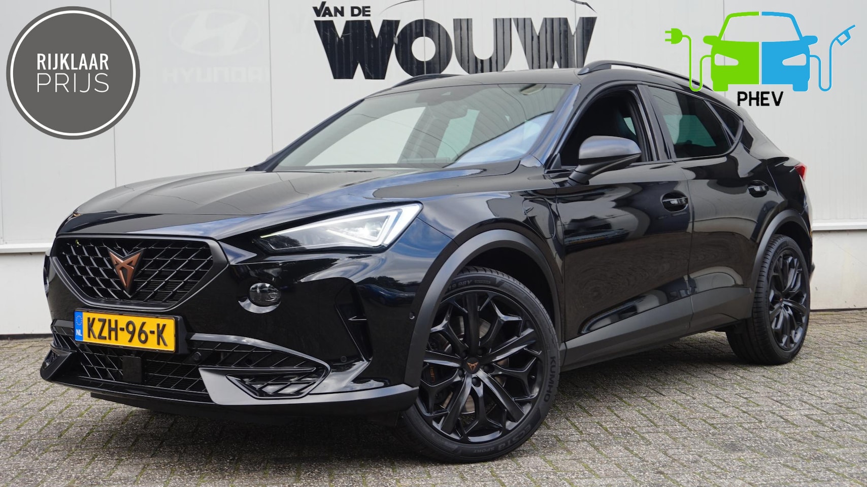 CUPRA Formentor - 1.4 e-Hybrid VZ Black Edition PHEV 245PK SOH 100% Panoramadak Rijklaarprijs! - AutoWereld.nl