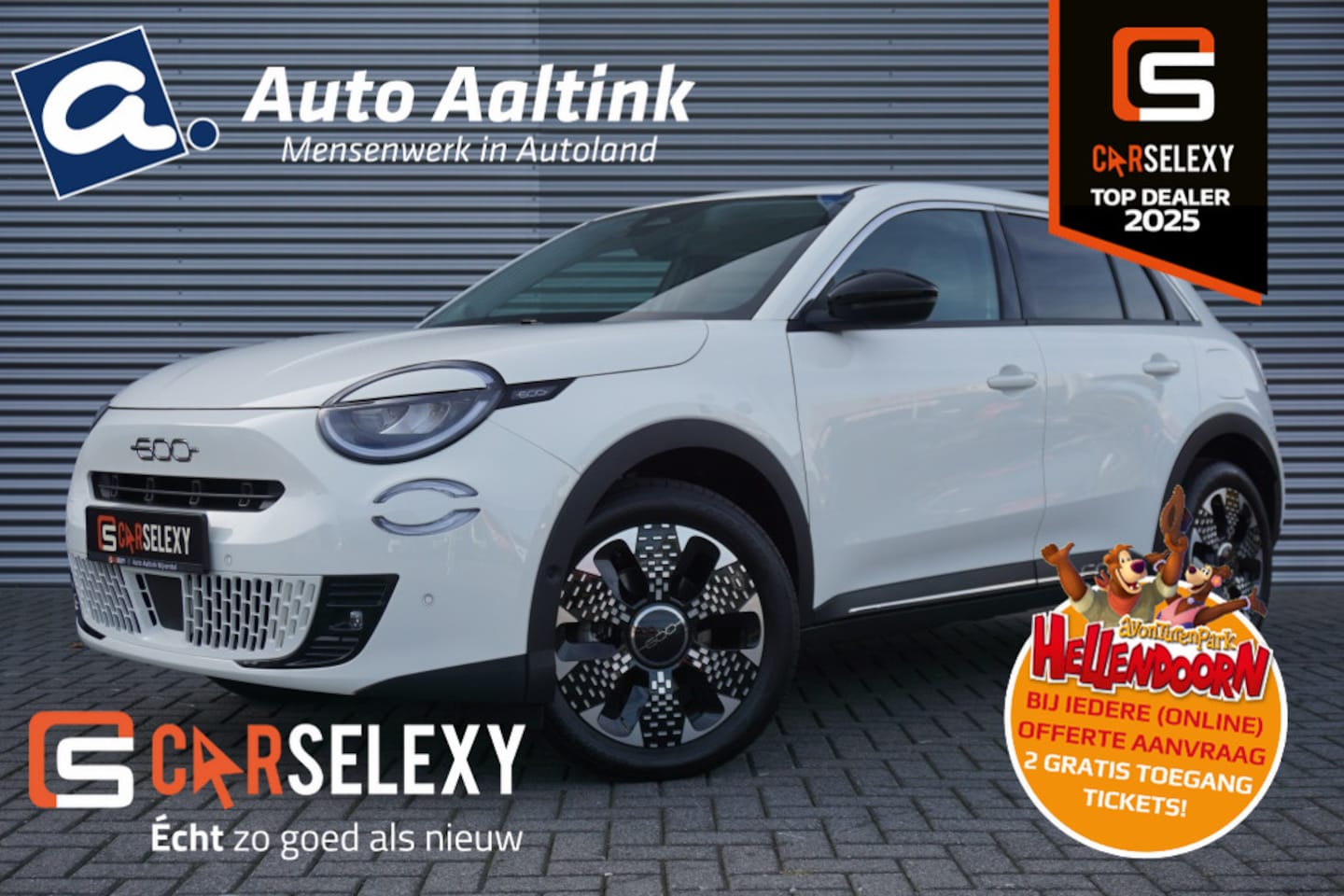 Fiat 600 - Hybrid La Prima | Stoel massage | Carplay | Keyless - AutoWereld.nl