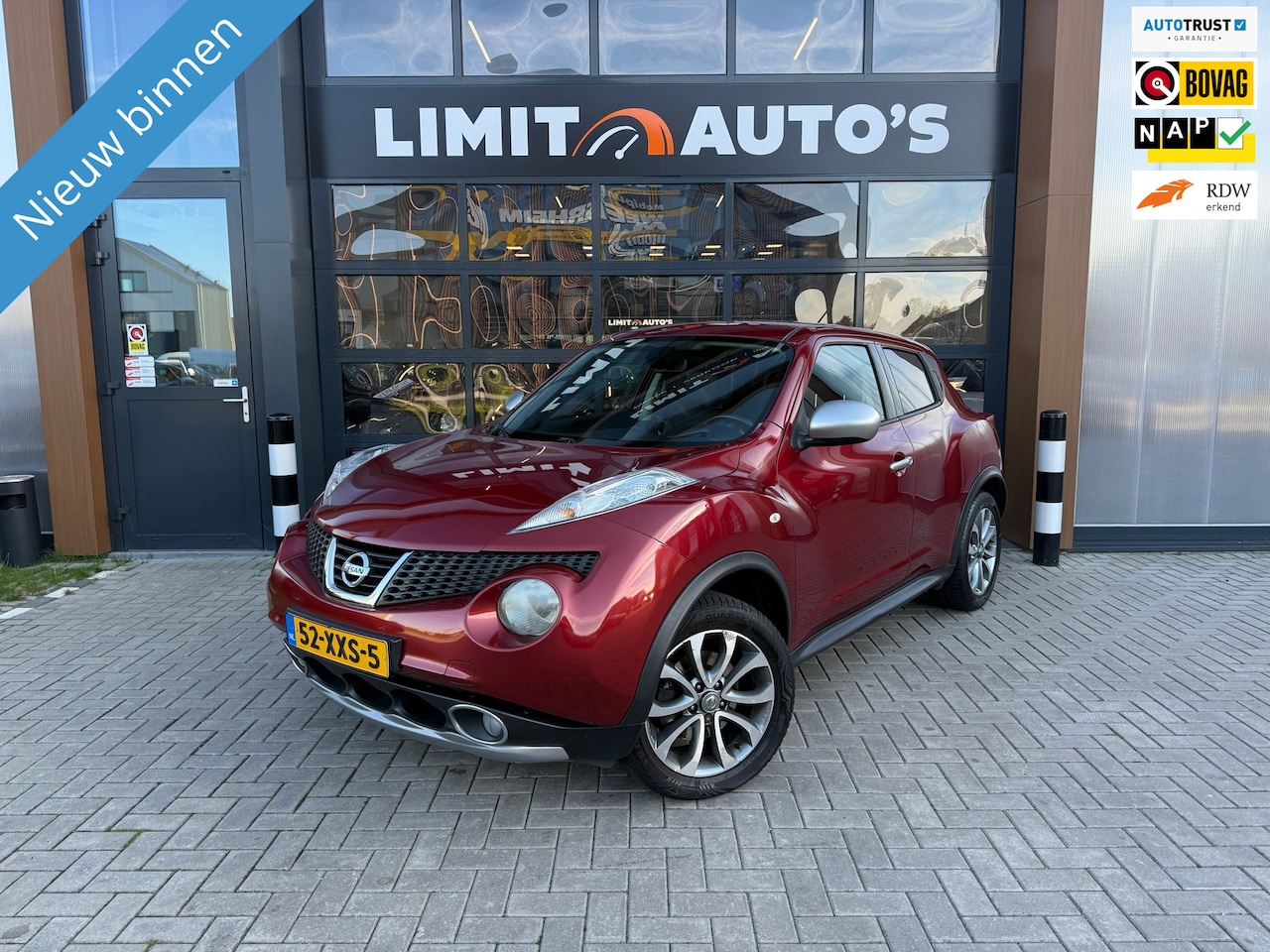Nissan Juke - 1.6 DIG-T Urban Premium All-Mode Aut/Climate/Keyless/Cruise/Camera/Leder/Navi/Nap - AutoWereld.nl