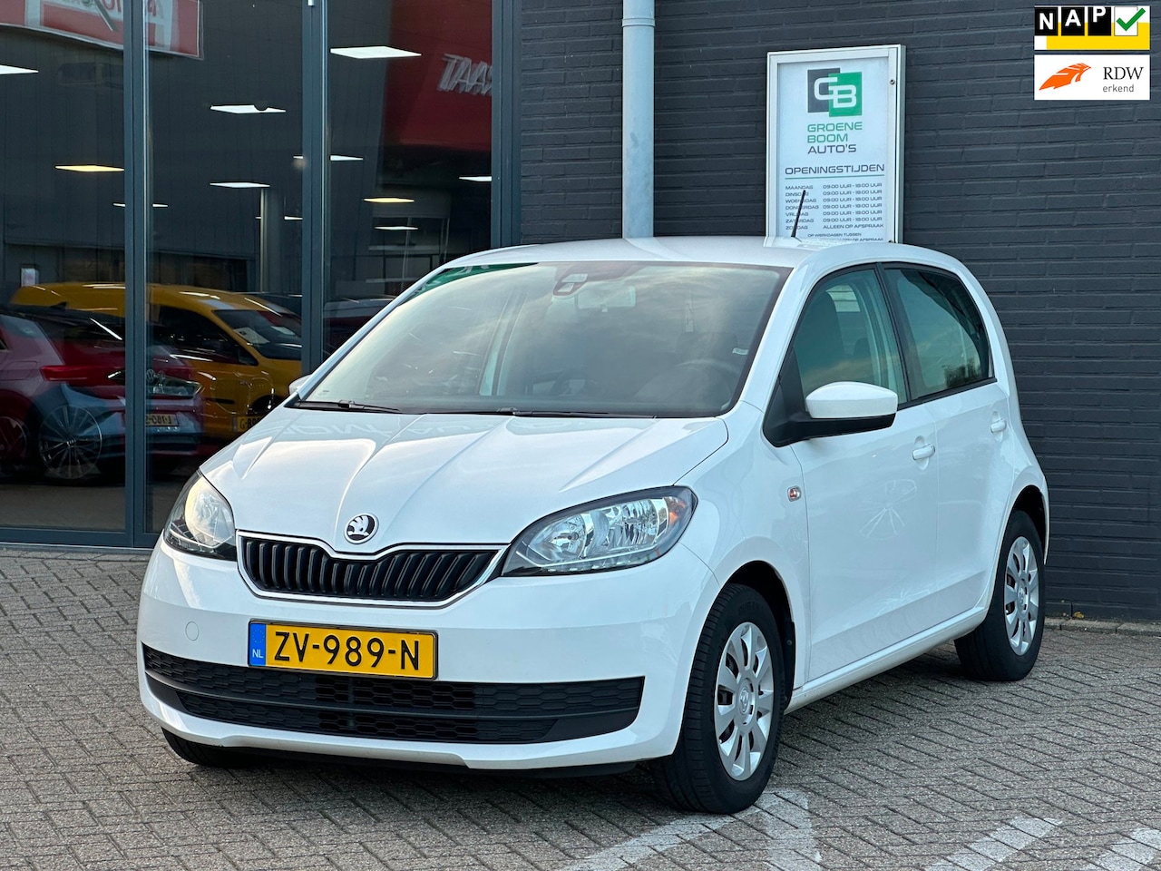 Skoda Citigo - 1.0 Greentech Ambition/2E EIG/AIRCO/CRUISCONTROL/NETTE STAAT!! - AutoWereld.nl