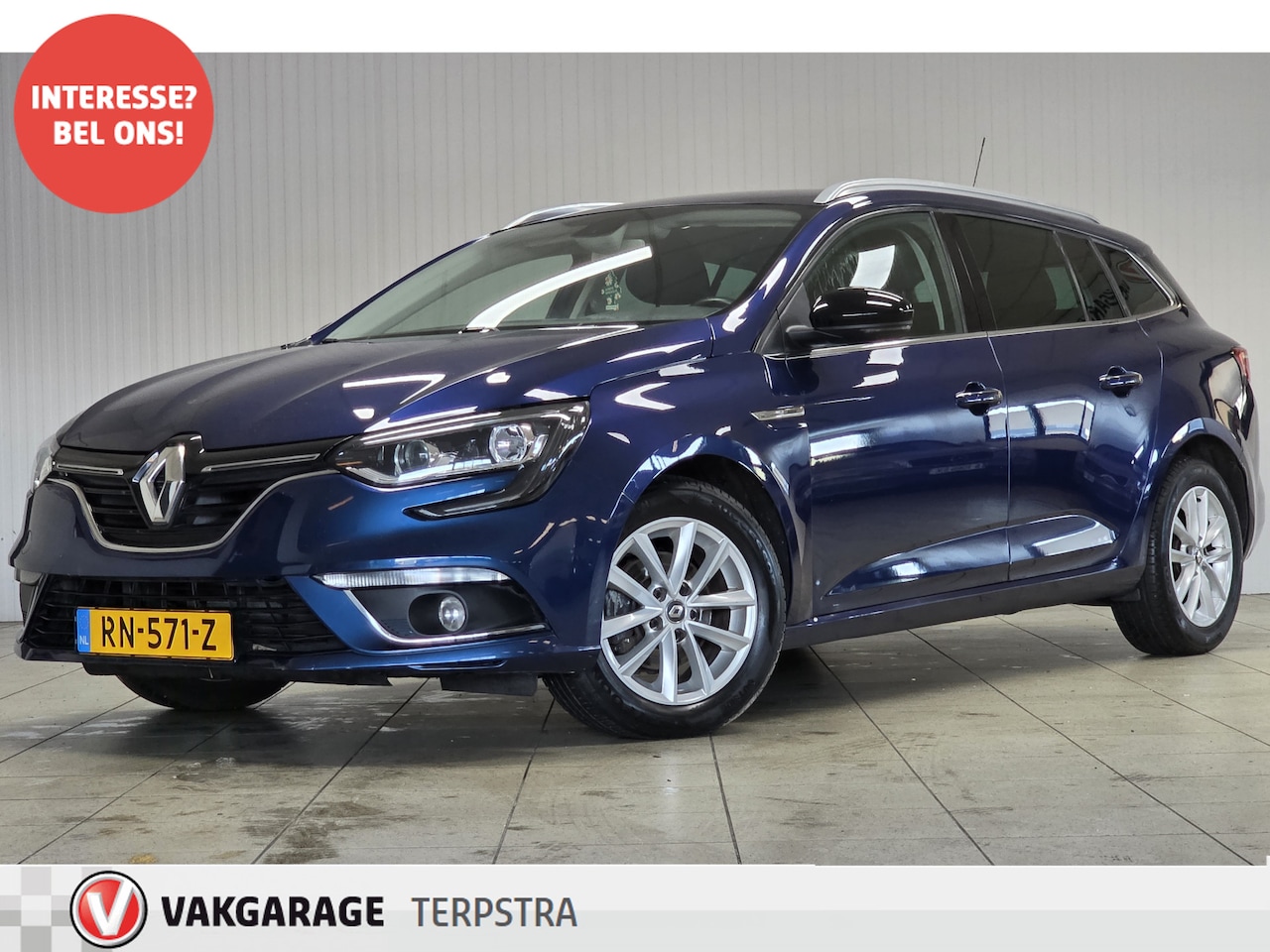 Renault Mégane Estate - 1.5 dCi Eco2 Limited/ D-Riem verv: 138.000 KM!/ Trekhaak/ Apple + Android/ Keyless/ Navi/ - AutoWereld.nl