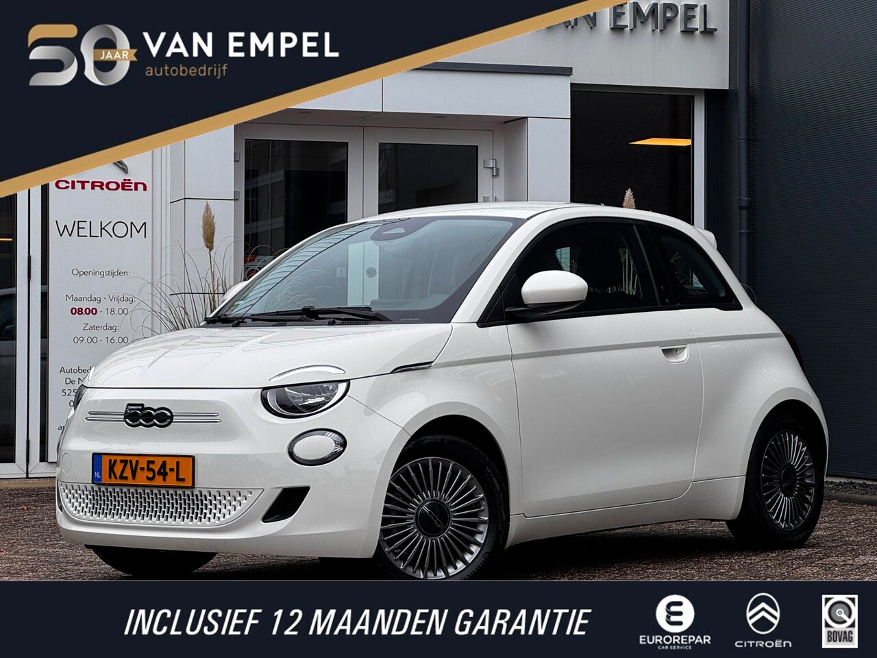 Fiat 500 - 42 kWh | 95% SOH | Navigatie By App | Climate Control | Cruise control | DAB | - AutoWereld.nl