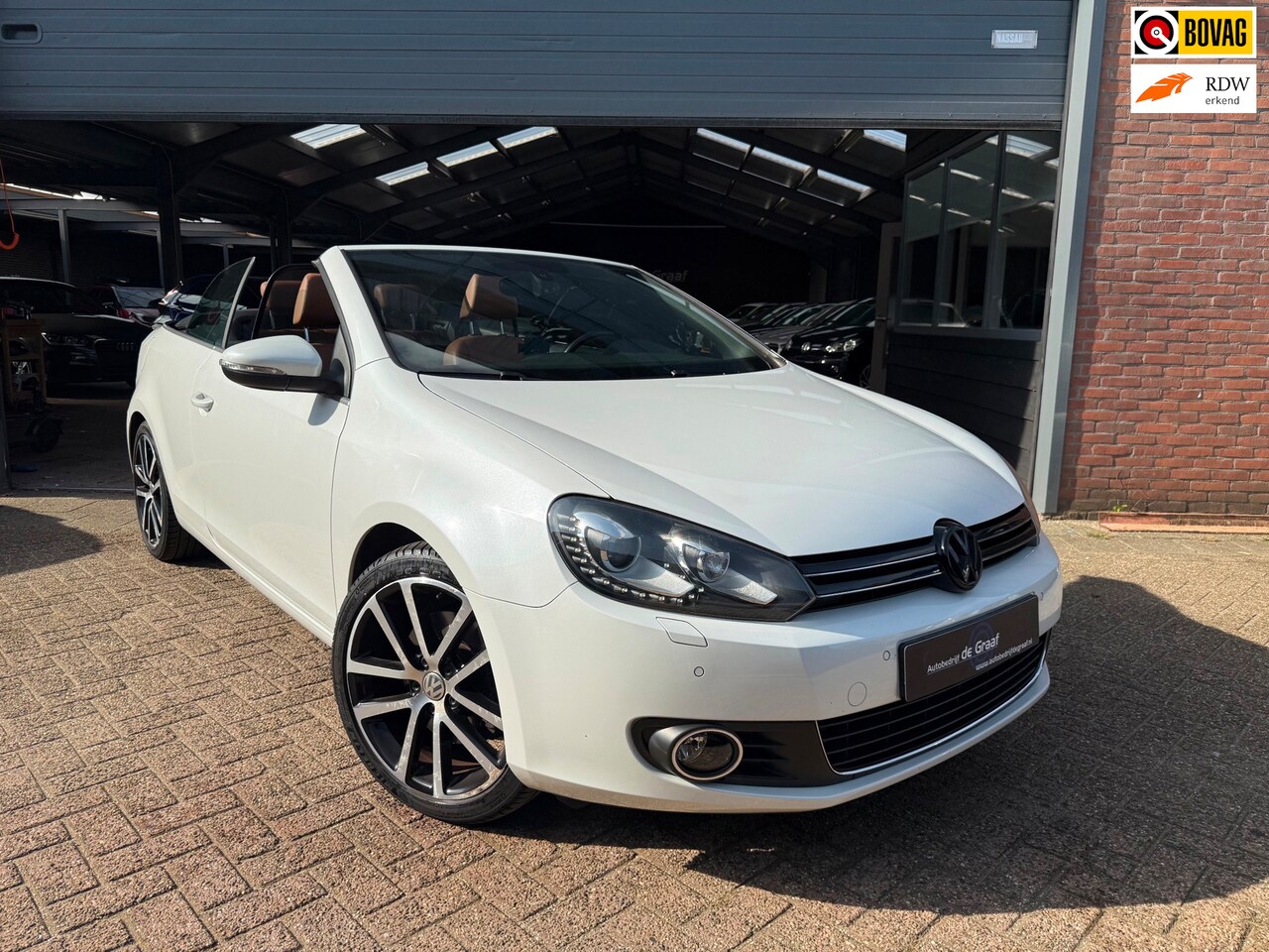 Volkswagen Golf Cabriolet - 1.4 TSI DSG HIGE LINE | CRUISE/NAVI/XENON | PDC | PARELMOER - AutoWereld.nl