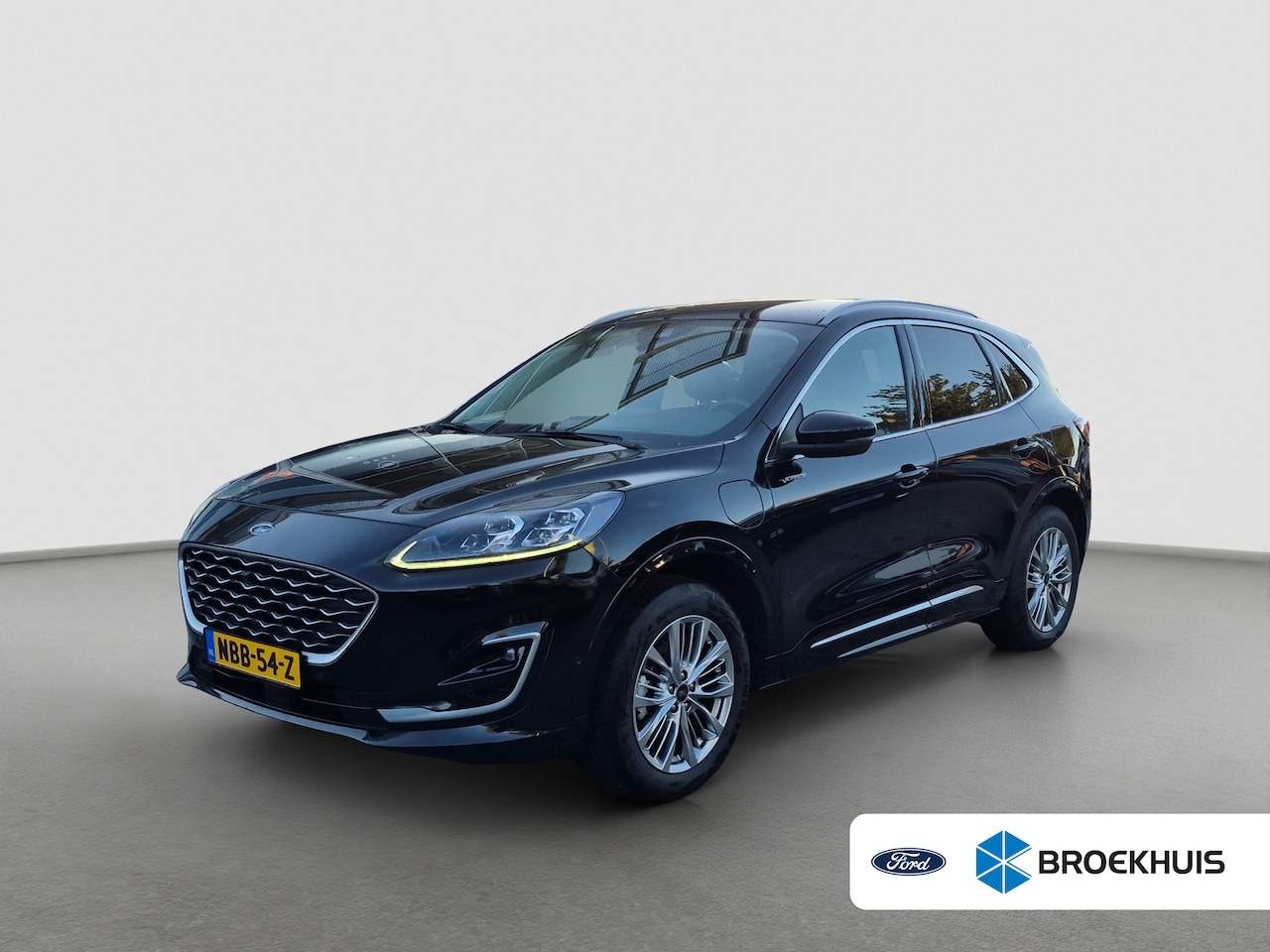 Ford Kuga - 2.5 PHEV Vignale Stoel+Stuur+Voorruitverwarming | Memory stoelen vol leder | Camera voor + - AutoWereld.nl