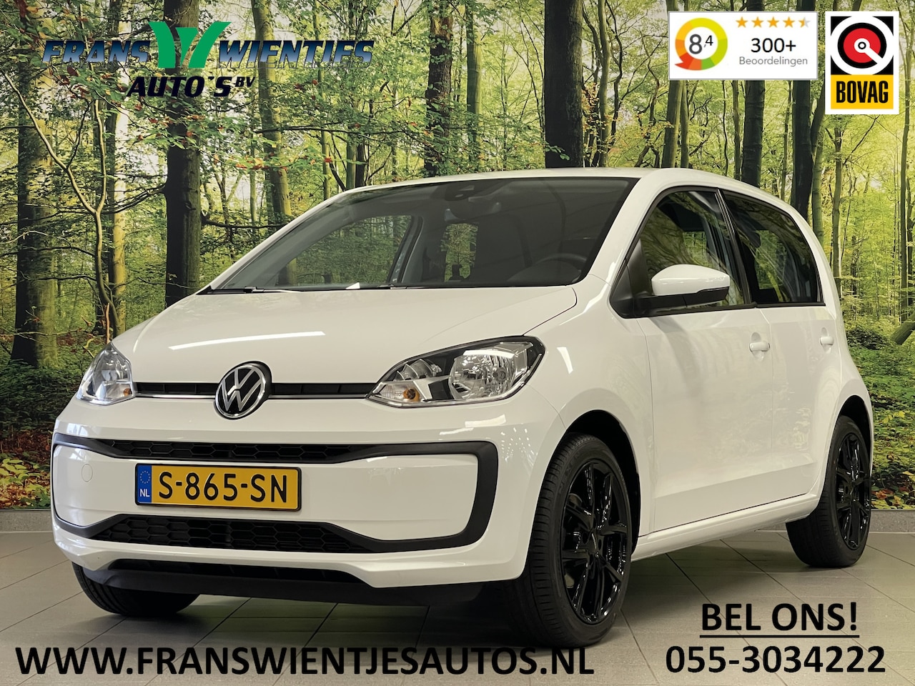 Volkswagen Up! - 1.0 | Bluetooth | Airconditioning | Led dagrijverlichting | Isofix | Elektrische Ramen | - AutoWereld.nl