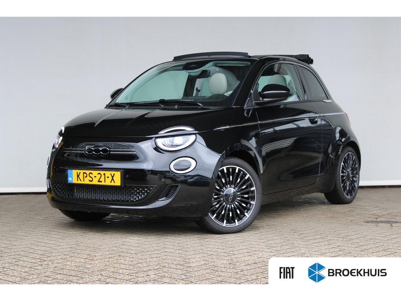 Fiat 500 C - La Prima 42 kWh | Adaptieve cruise control met Stuurhulp | JBL Audio | Dodehoek-detectie | - AutoWereld.nl