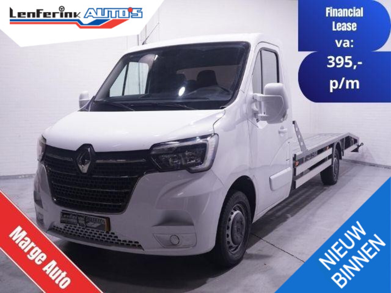 Renault Master - 2.3 dCi 165 pk Autotransporter Marge Auto Airco, Cruise Control, 1.323 kg Laadvermogen, 3- - AutoWereld.nl