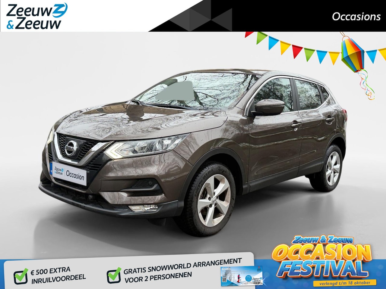 Nissan Qashqai - 1.2 Acenta | Dealer onderhouden | Lage kilometers | Climate | Cruise | Telefoon | - AutoWereld.nl