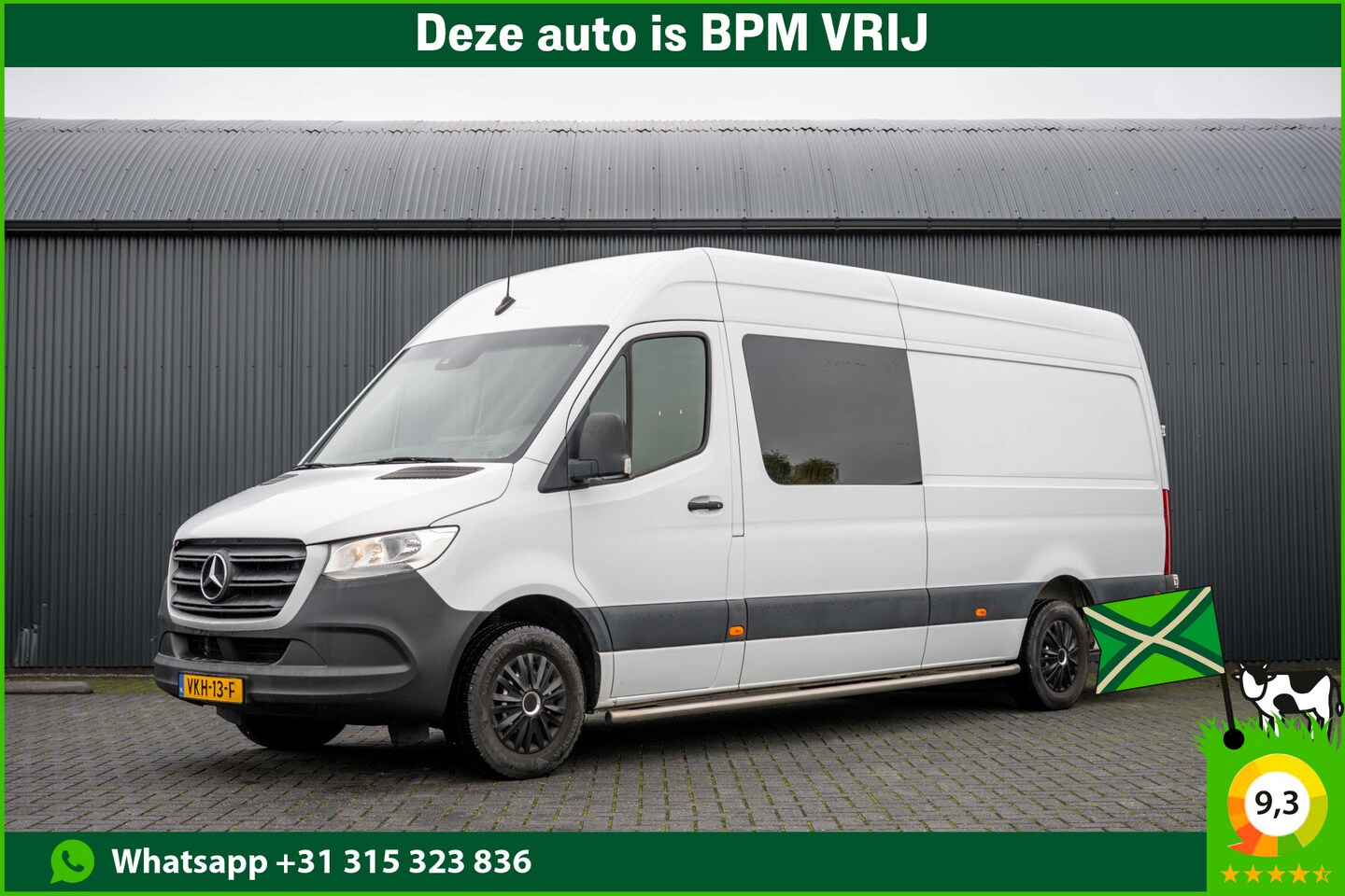 Mercedes-Benz Sprinter - 315 CDI L3H2 | Automaat | DC 5-Zits | Camera | Cruise | Mbux | Climatronic - AutoWereld.nl
