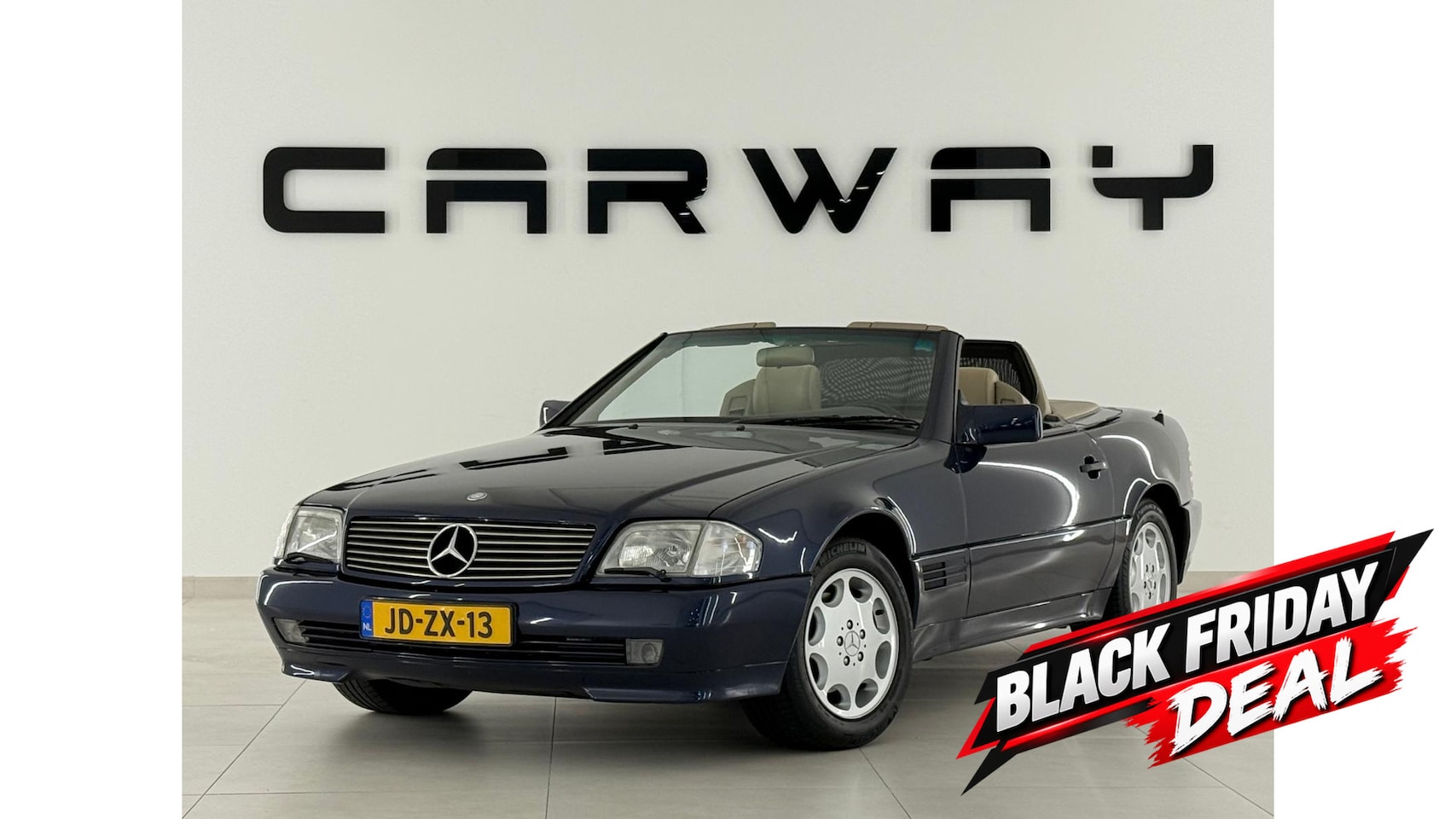 Mercedes-Benz SL-klasse Cabrio - 320 Gerestaureerd NL-auto NAP Cruise Clima Youngtimer - AutoWereld.nl