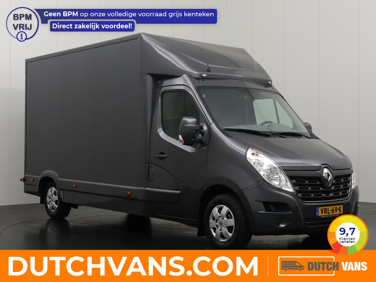 Renault Master - 2.3DCi 170PK Speciaalbouw Bakwagen | Euro 6 | Navigatie | Multimedia | Camera | Airco - AutoWereld.nl