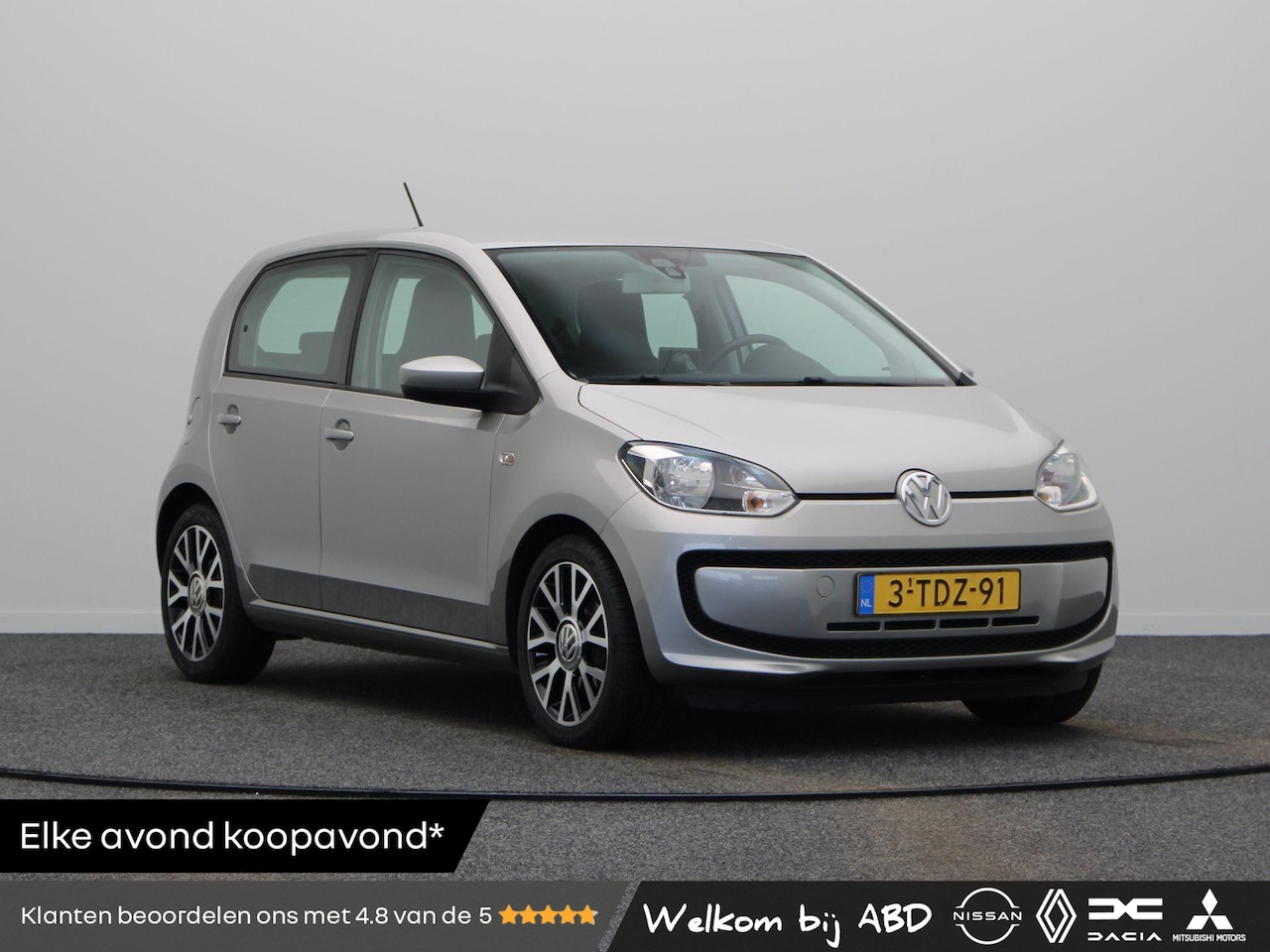 Volkswagen Up! - 1.0 move up! BlueMotion | Dealer onderhouden | Airco | 16" lichtmetalen velgen | - AutoWereld.nl