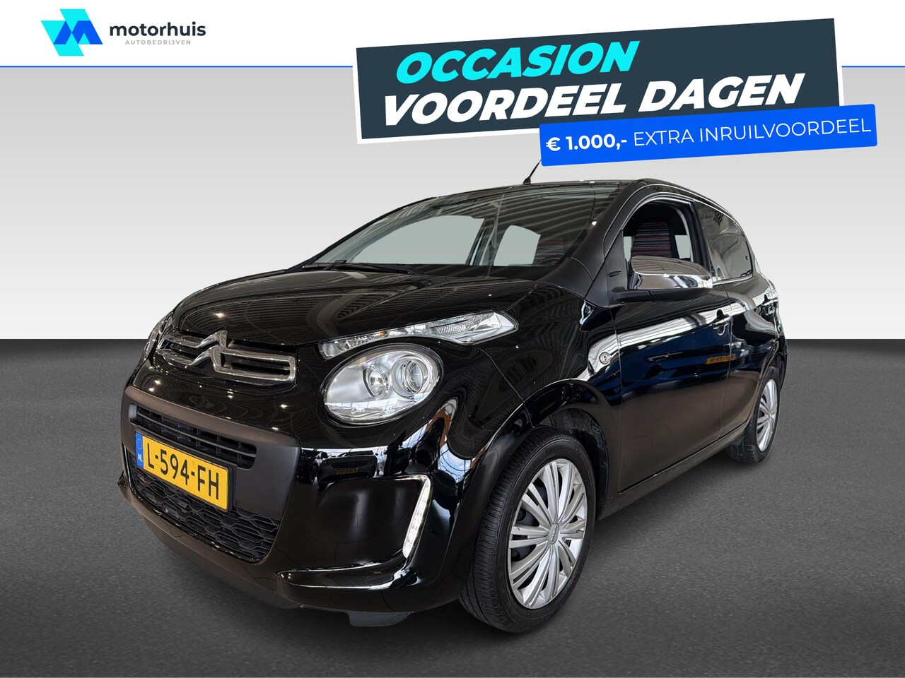 Citroën C1 - 1.0 VTi Feel | Airco | Boordcomputer | Centrale deurvergrendeling met afstandsbediening - AutoWereld.nl