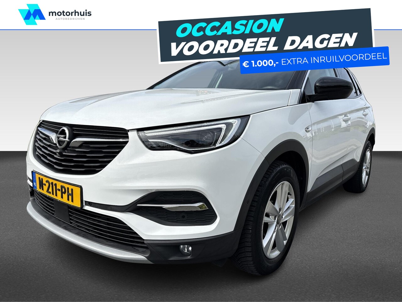 Opel Grandland X - 1.2 Turbo 130pk Business Elegance Automaat | 360° | Keyless | Winterpakket | | Dodehoek de - AutoWereld.nl