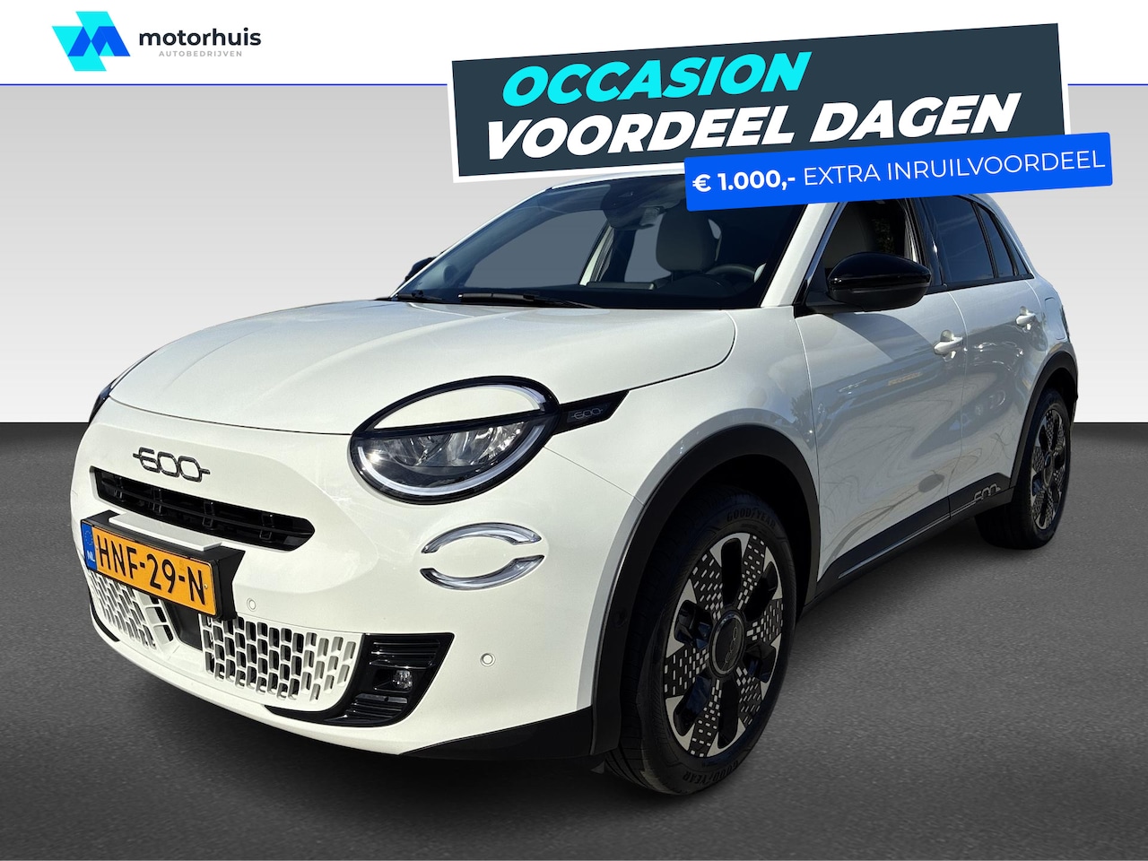 Fiat 600 - 1.2 Hybrid Turbo Charged 110pk Aut La Prima | 10,25" touchscreen navigatiesysteem | Achter - AutoWereld.nl