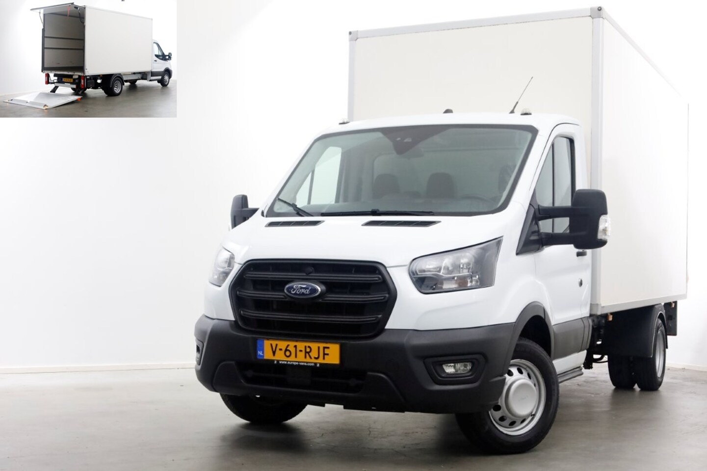 Ford Transit - 350 2.0 TDCI 130pk Trend Dubbel Lucht Bakwagen met laadklep 06-2022 - AutoWereld.nl
